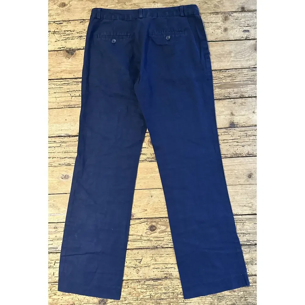Banana Republic Women’s Blue Martin Fit Linen Pants Size 4